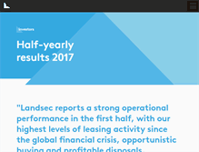 Tablet Screenshot of annualreport2009.landsecurities.com