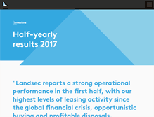 Tablet Screenshot of annualreport2008.landsecurities.com